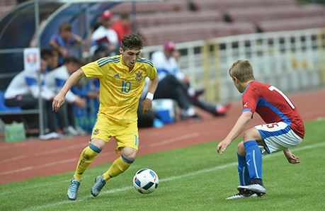 Георгий Цитаишвили (Динамо) забил первый гол за сборную Украины U-16 в ворота Чехии