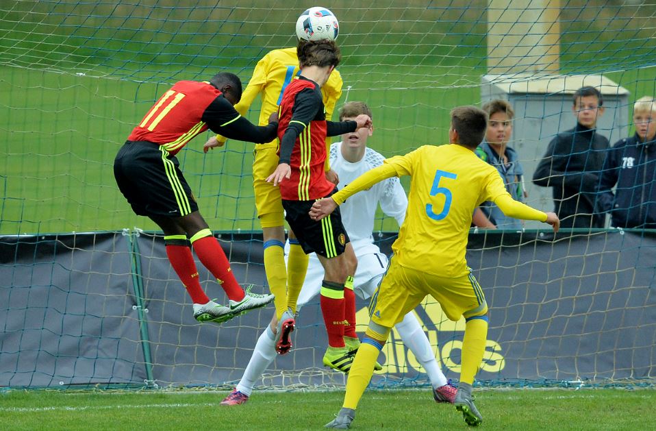 Юношеская сборная Украины (футболисты 2001 года рождения) поспарринговалась с Бельгией