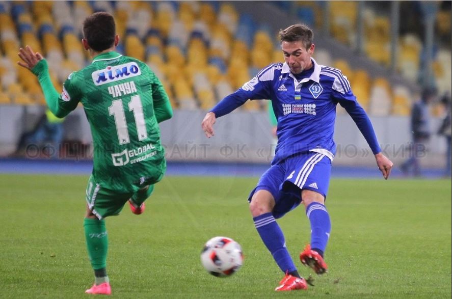 20-летний динамовец Павел Ориховский забил гол Карпатам, а потом дебютировал в Лиге чемпионов в игре с Бенфикой
