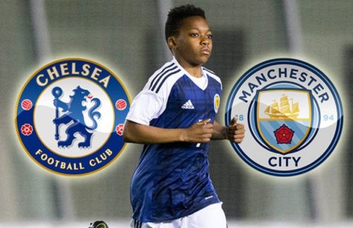13-летнего вингера Селтика Карамоко Дембеле хотят видеть у себя Манчестер Сити и Челси